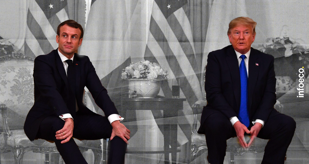 Macron rendra visite à Trump aujourd'hui image de l'article